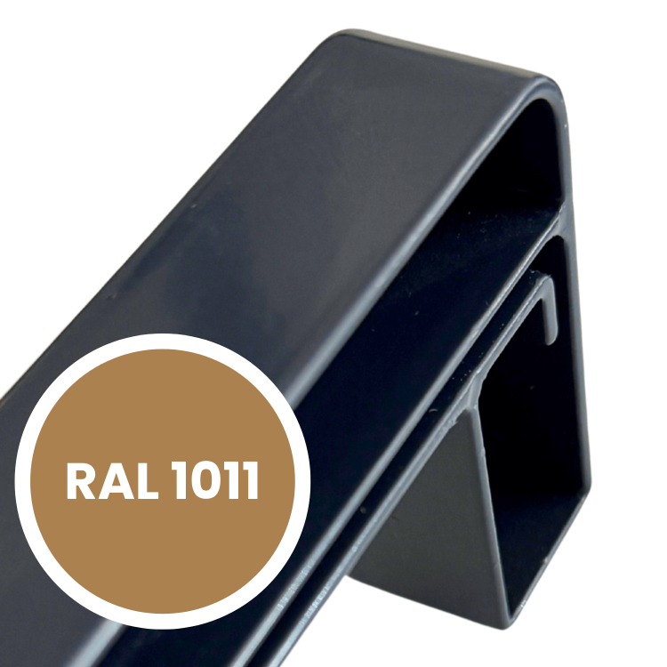 zakończenia aluminiowe SMART do parapetów zewnętrznych, kolor RAL 1011 – zaślepki
