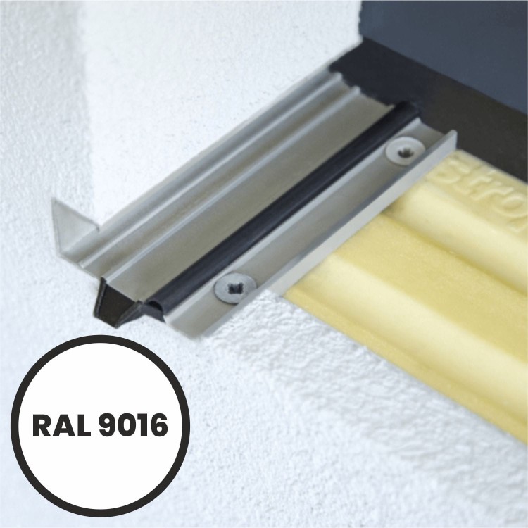 System SMART – montaż na ciepłym parapecie – zakończenia aluminiowe SMART Classic – RAL 9016.jpg