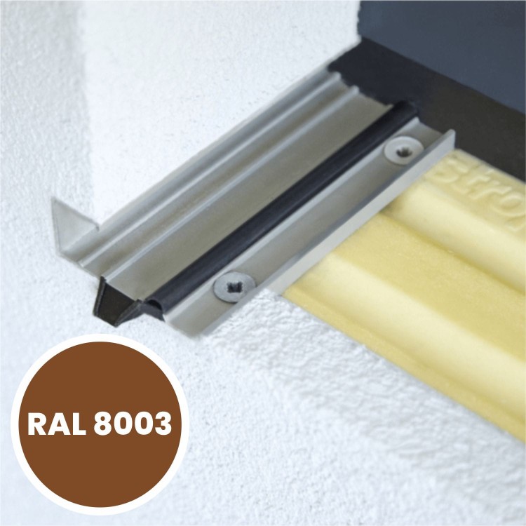 System SMART – montaż na ciepłym parapecie – zakończenia aluminiowe SMART Classic – RAL 8003.jpg